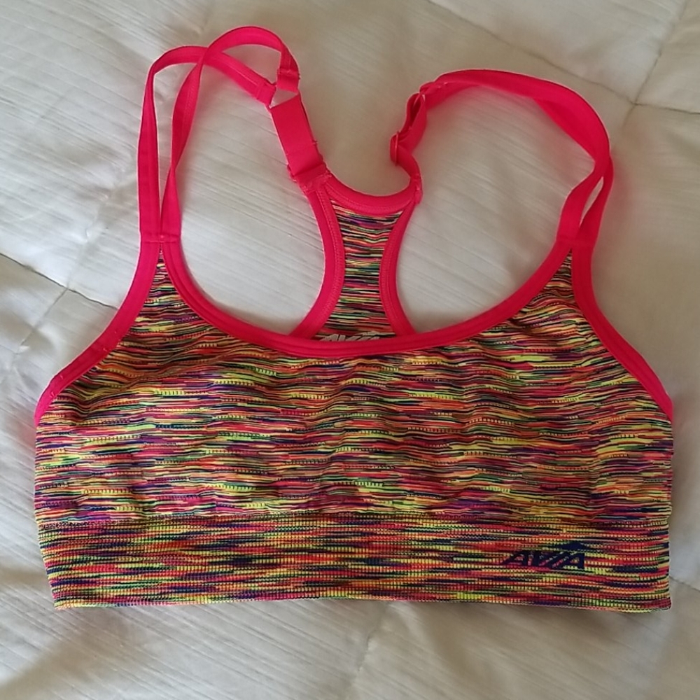 Avia Sports Bra Multicolor Size Small